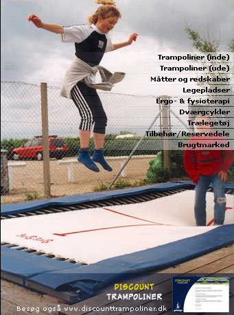 Lima pulver Smitsom Bredsten Trampolincenter - solide kvalitets trampoliner - nedspringsmåtter  og skumredskaber